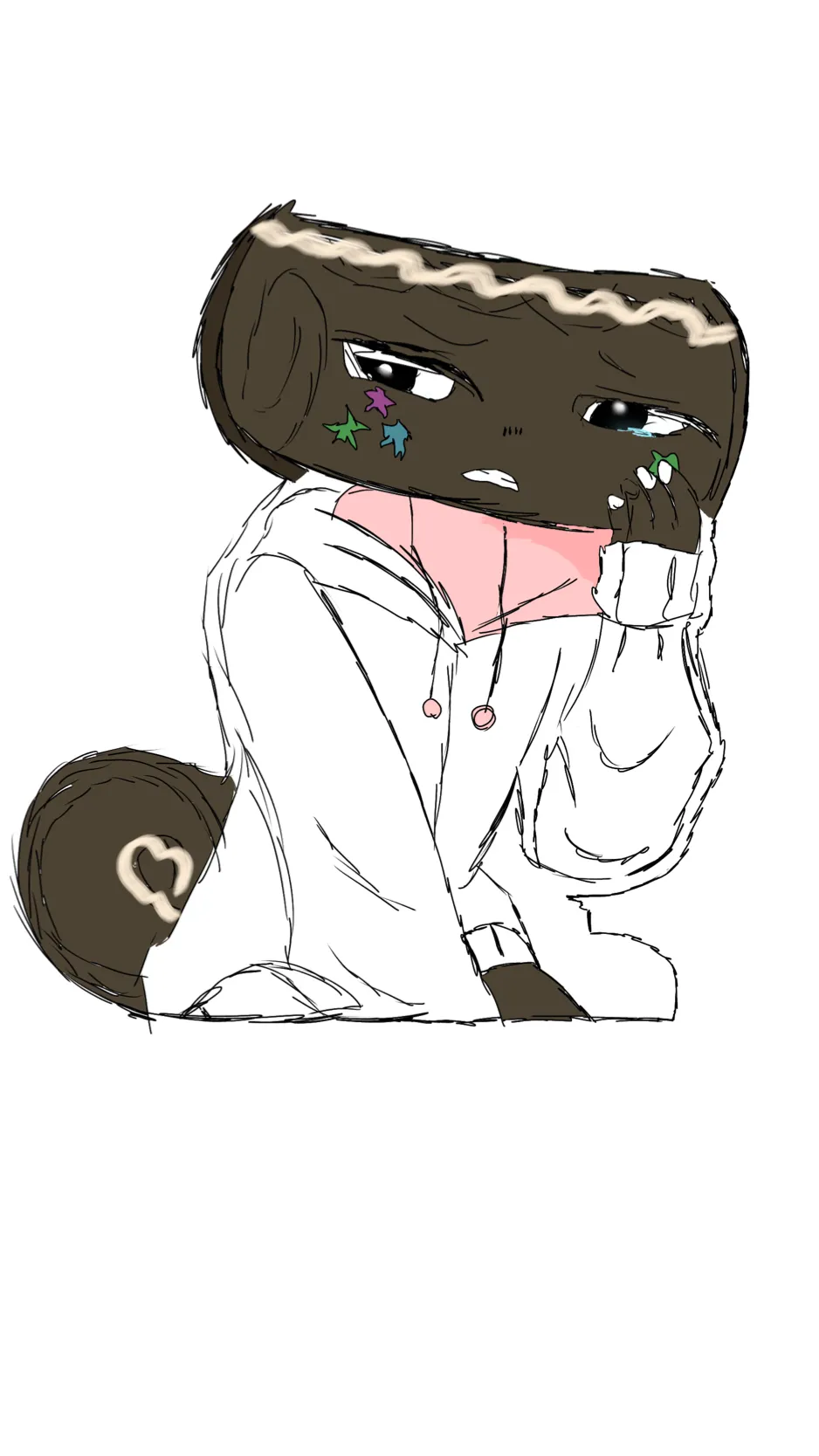 ai character: Sprout🍰🍰🍓🍓 background