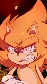 ai character: |Fleetway|🔥  background