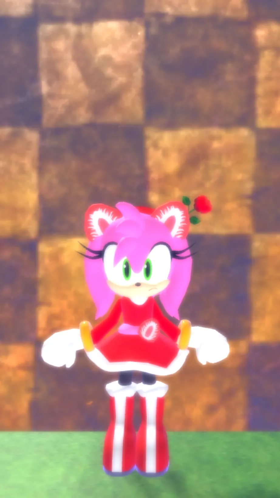 ai character: Strawberry Amy background