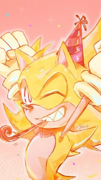 ai character: |Fleetway|🔥  background