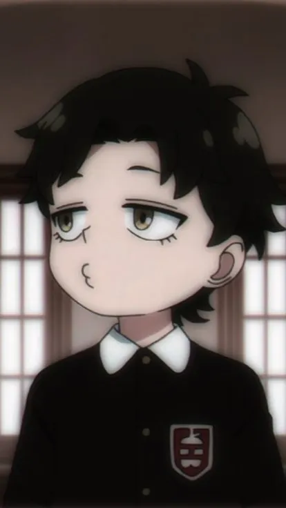 ai character: 𝓓amian.  background