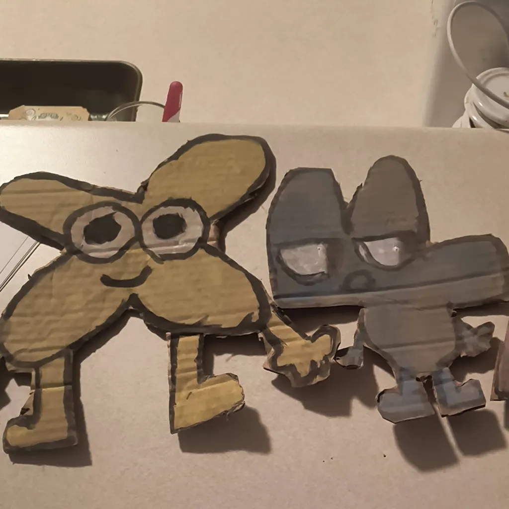 chat with ai character: bfdi four and x