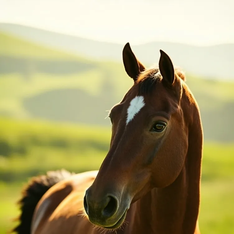chat with ai character: Brown horse