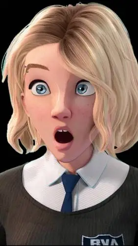 ai character: Gwen stacy  background