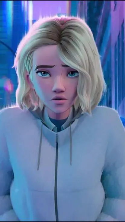 ai character: gwen stacy  background