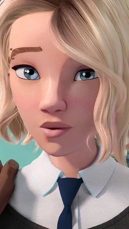 ai character: Gwen stacy  background