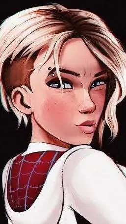 ai character: Gwen stacy  background