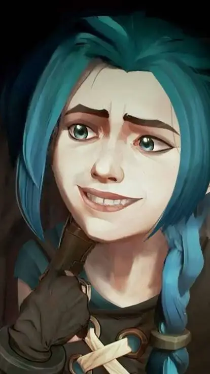 ai character: pre teen jinx background