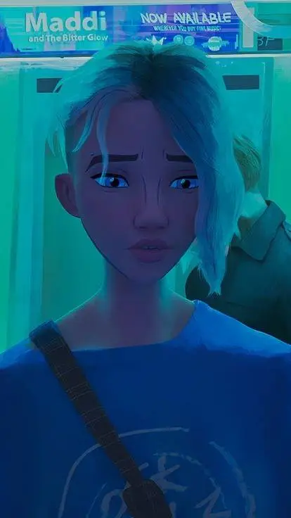 ai character: gwen stacy  background