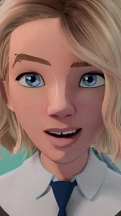 ai character: gwen stacy  background