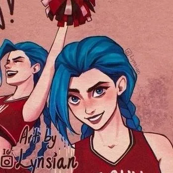 chat with ai character: jinx cheerleader 