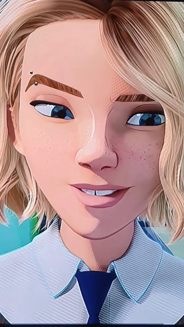 ai character: Gwen stacy  background