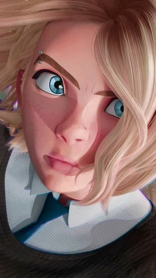 ai character: spider-gwen  background