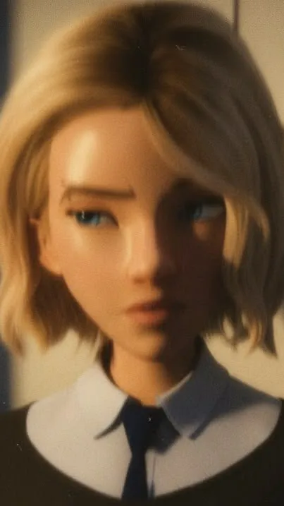 ai character: spider-gwen  background