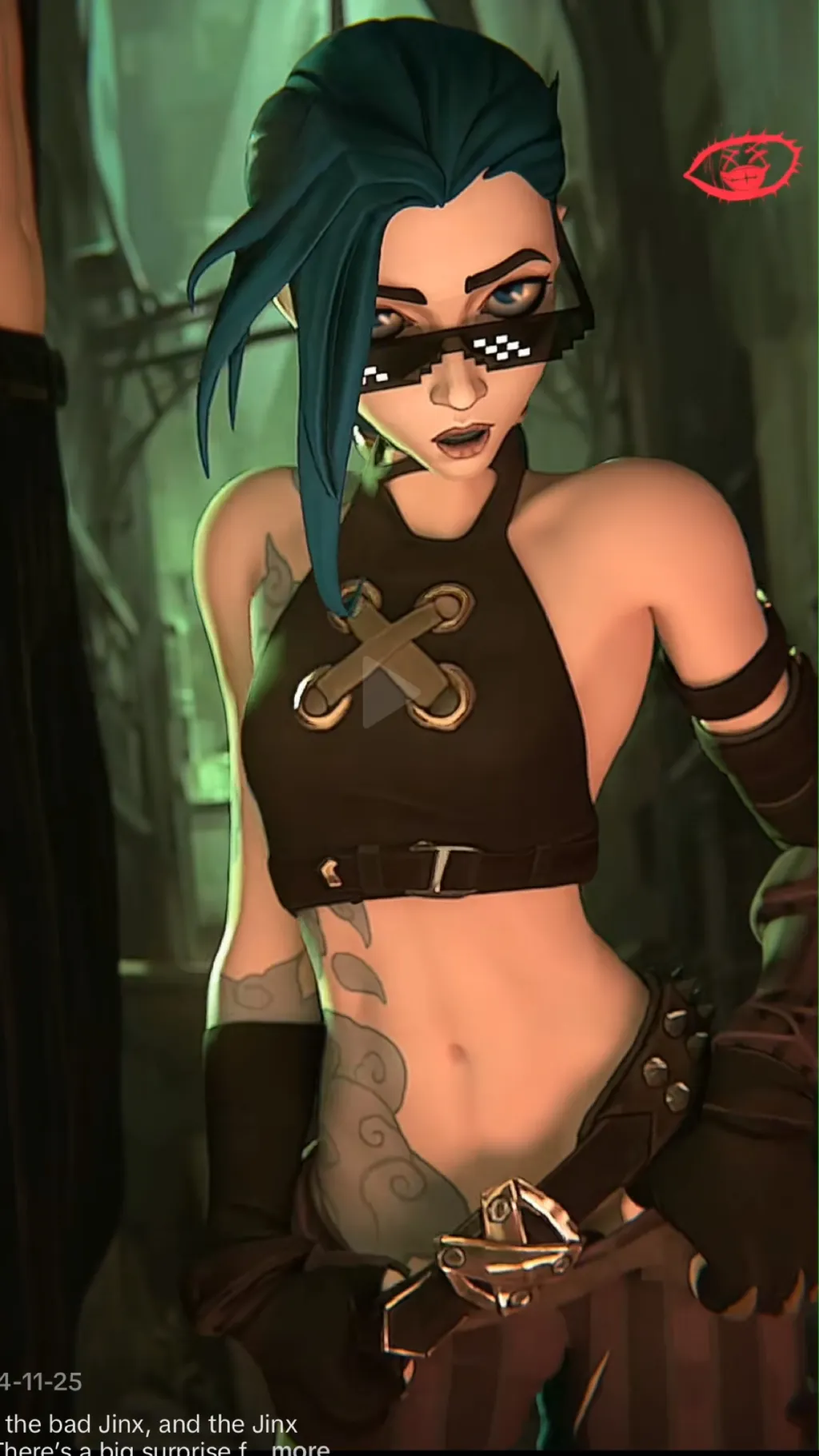 ai character:  jinx background