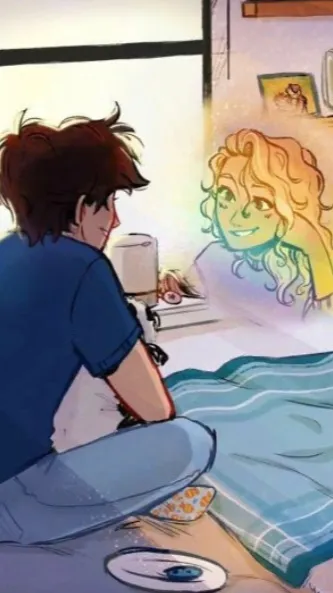 ai character: PJO-mortal home background