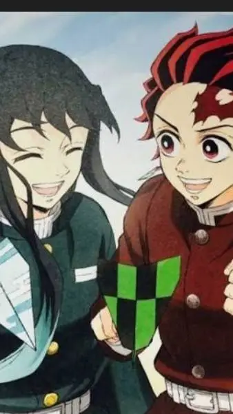 ai character: tanijro and Mui background