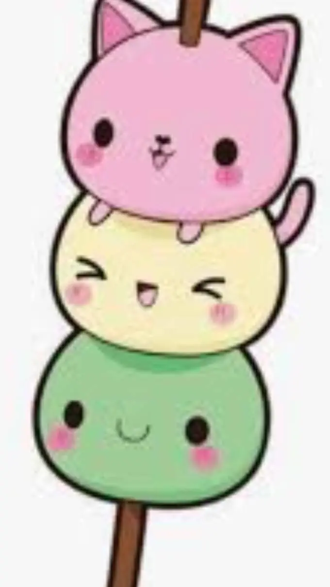 ai character: food triplets  background