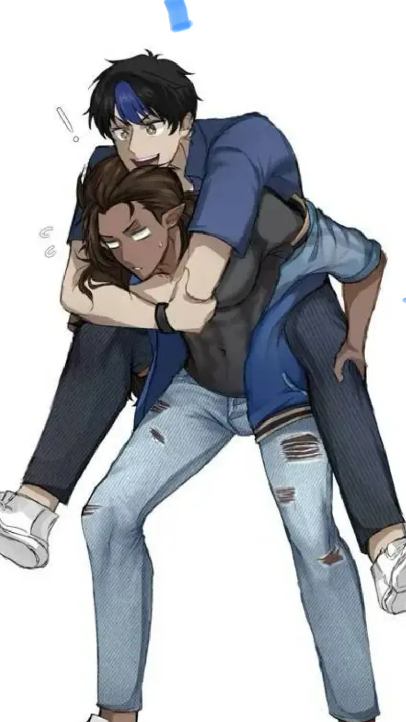 ai character: Ein x pierce background