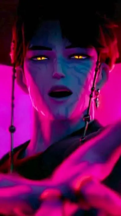 ai character: jinu💔♥️ background