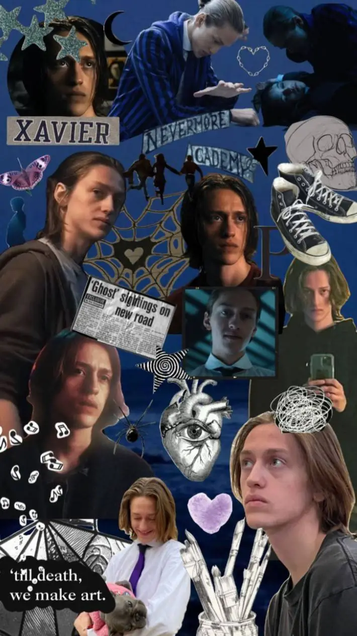 ai character: 🕸️Xavier Wednesday background