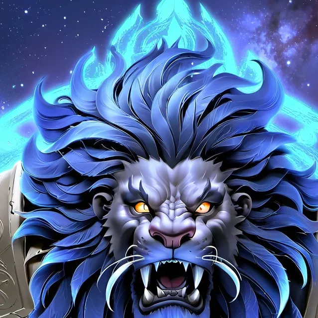 chat with ai character: Lion God