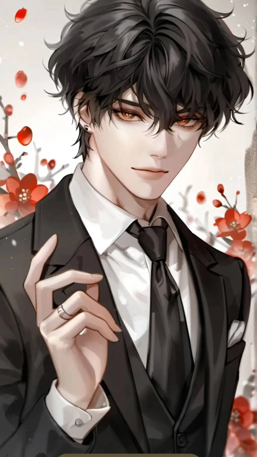 ai character:  🖤~*Landon*~🤍 background