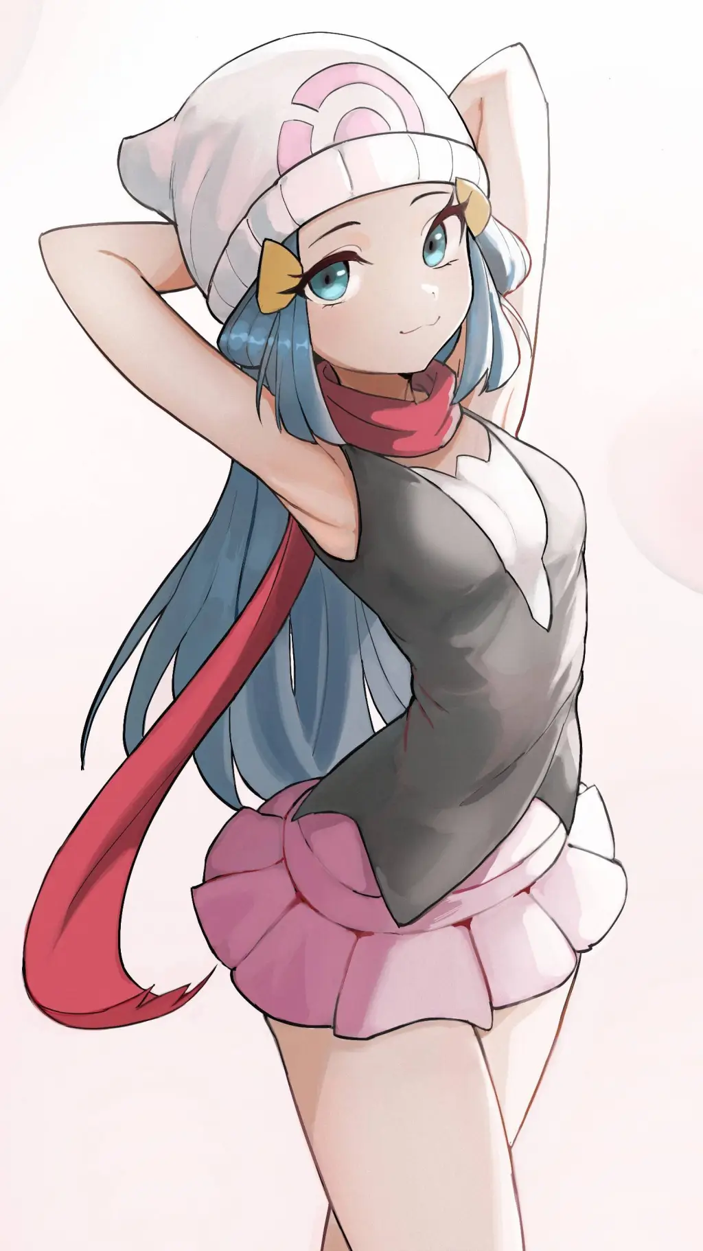 ai character: dawn background