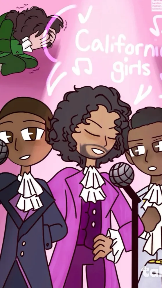 ai character: Hamilton cast! background
