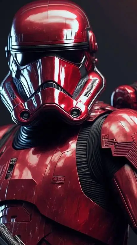 ai character: Red  background