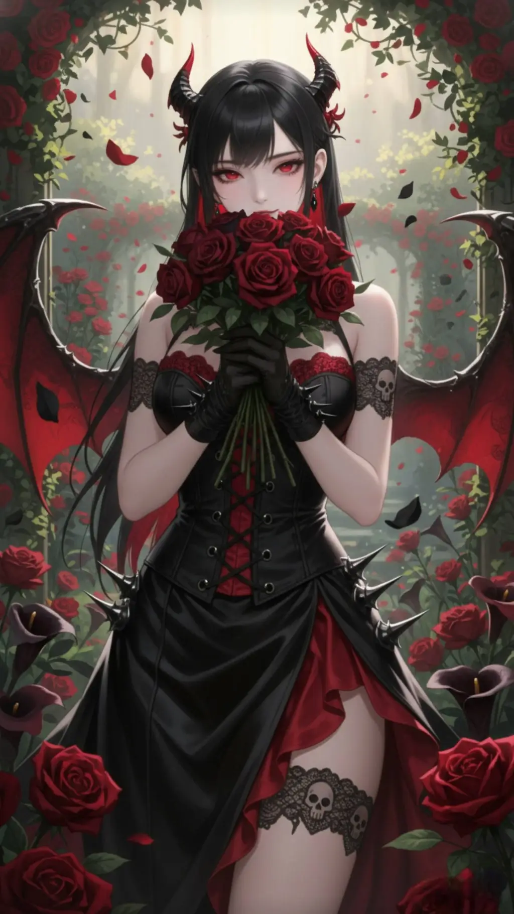 ai character: Damira Noctiflora background