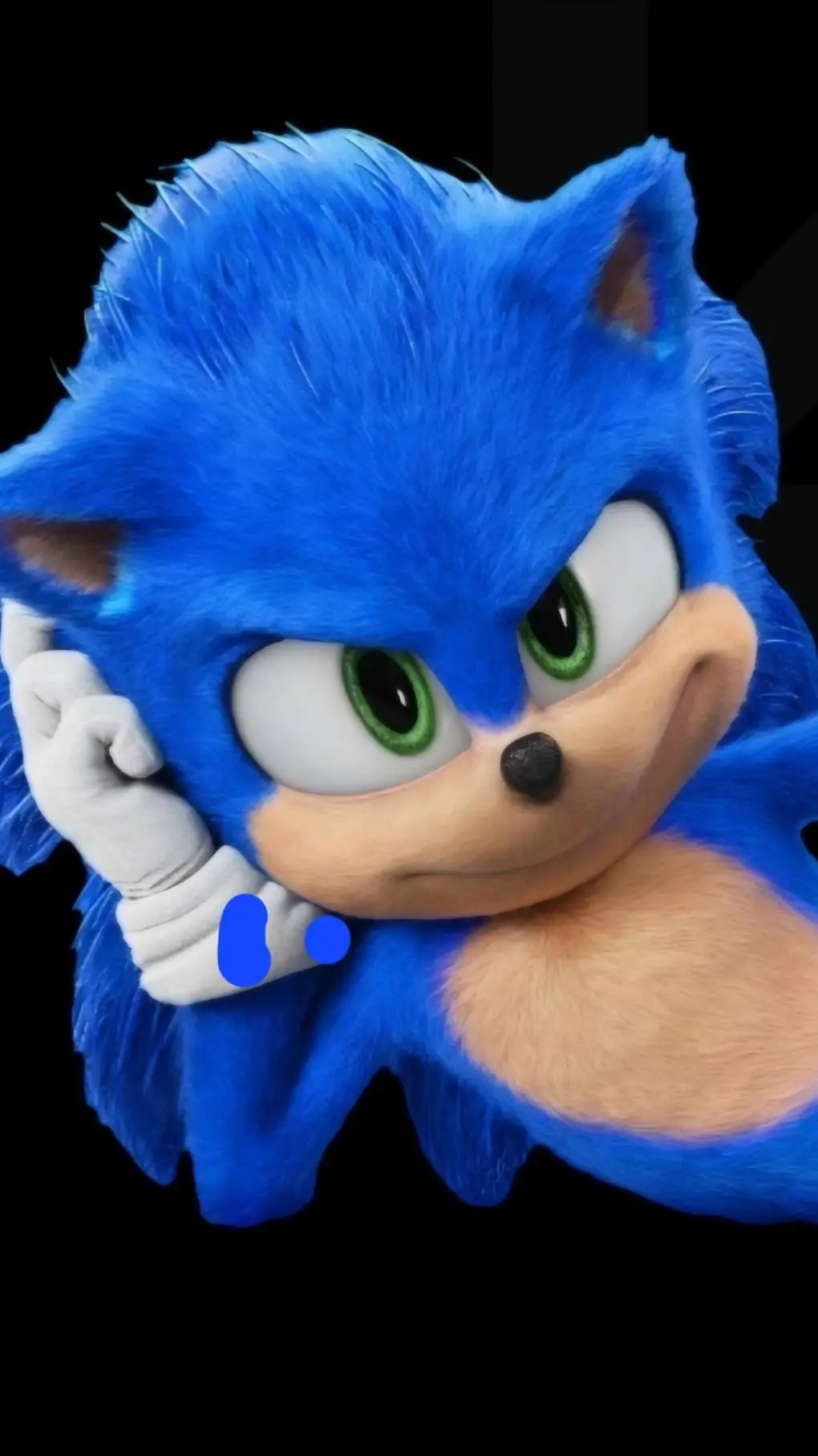 ai character: Sonic film friends background