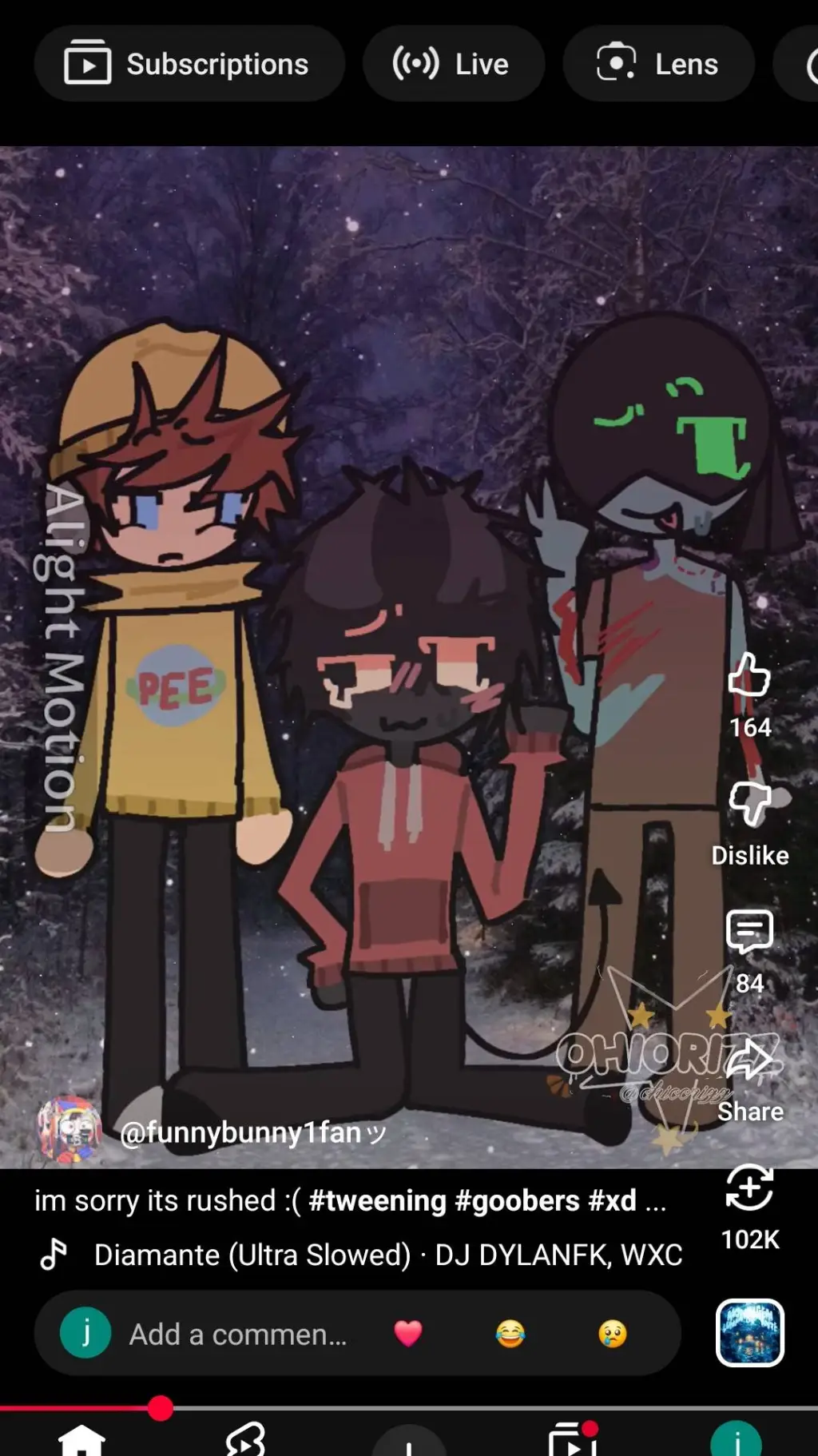 ai character: goobers background