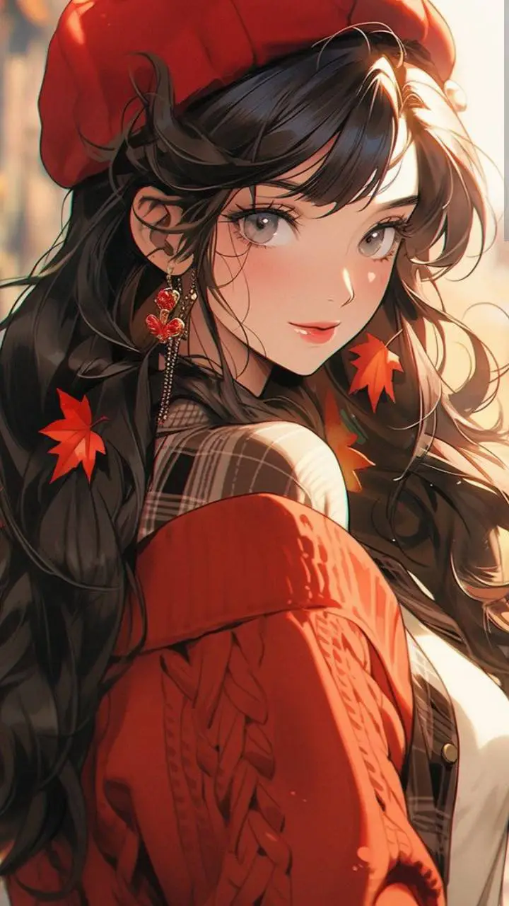 ai character: Autumn🍁 background