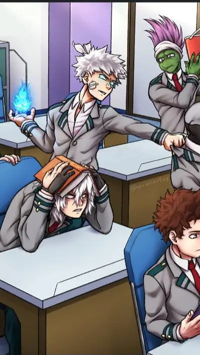 ai character: lov goes to school background