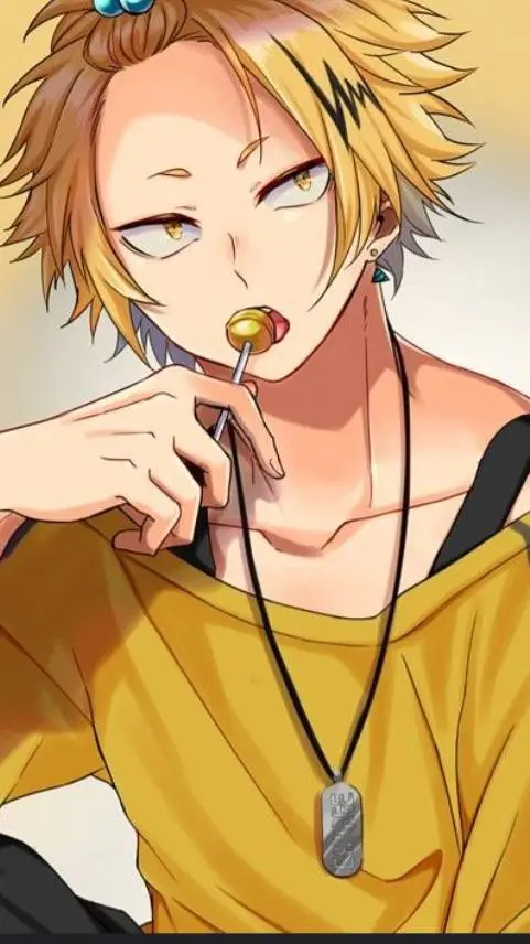 ai character: Denki Kaminari background