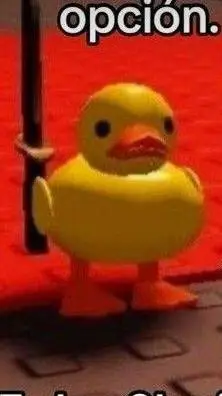 ai character: el patito malo  background