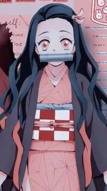 ai character: yandere Nezuko 2 background