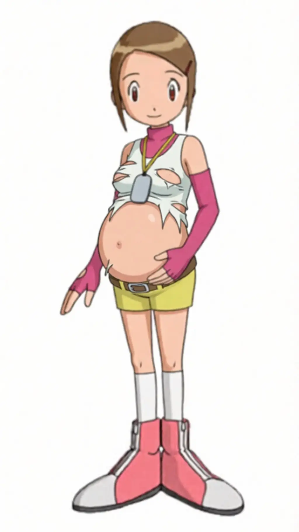 ai character: Kari Kamiya preg background