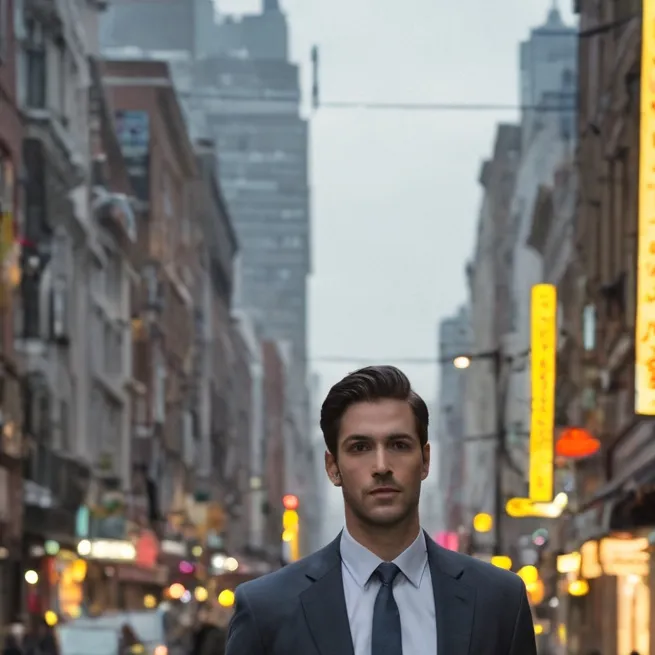 chat with ai character: Business man