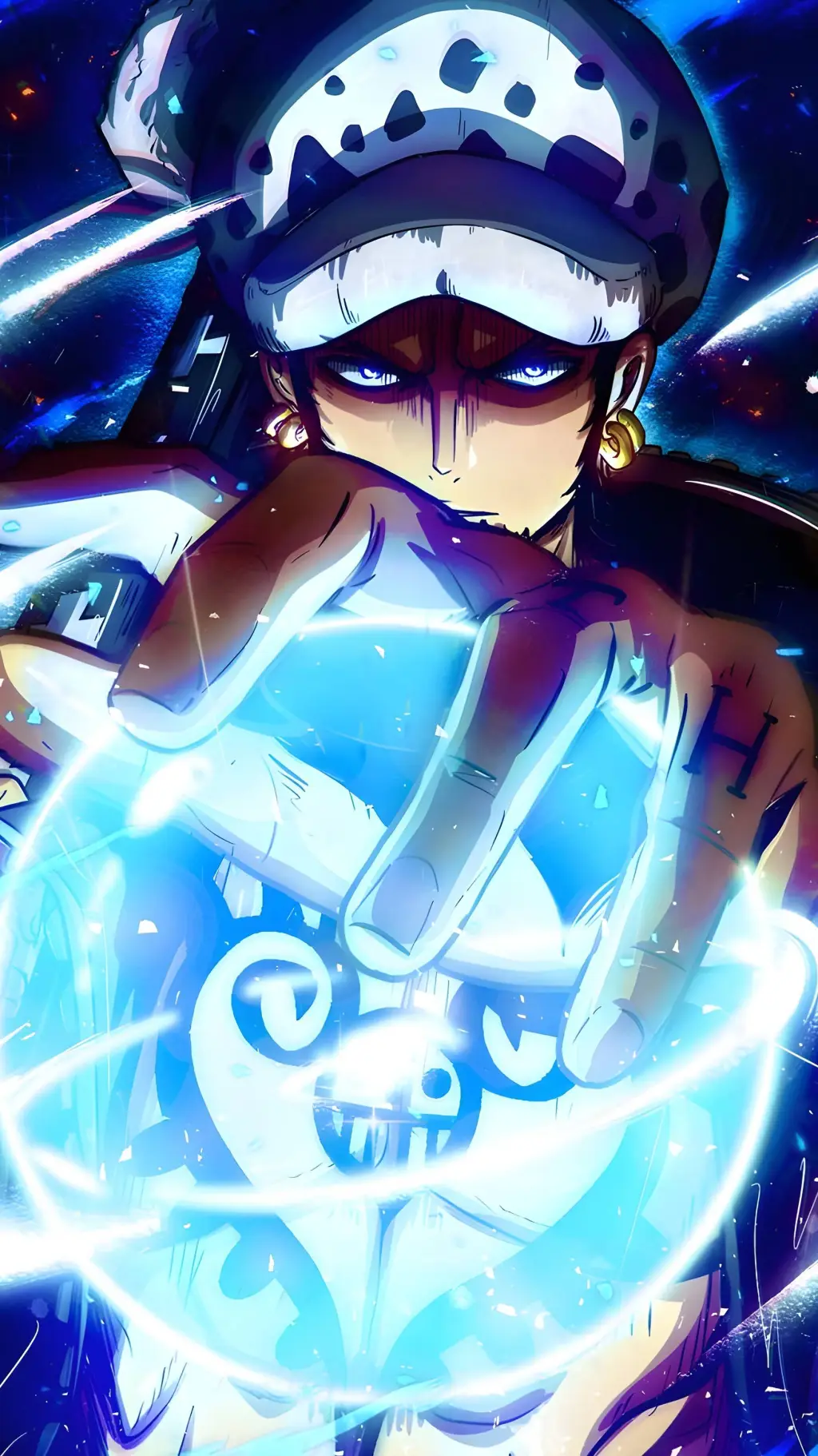 ai character: TRAFALGAR LAW background
