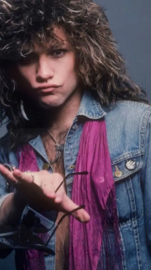 ai character: Jon Bon Jovi  background