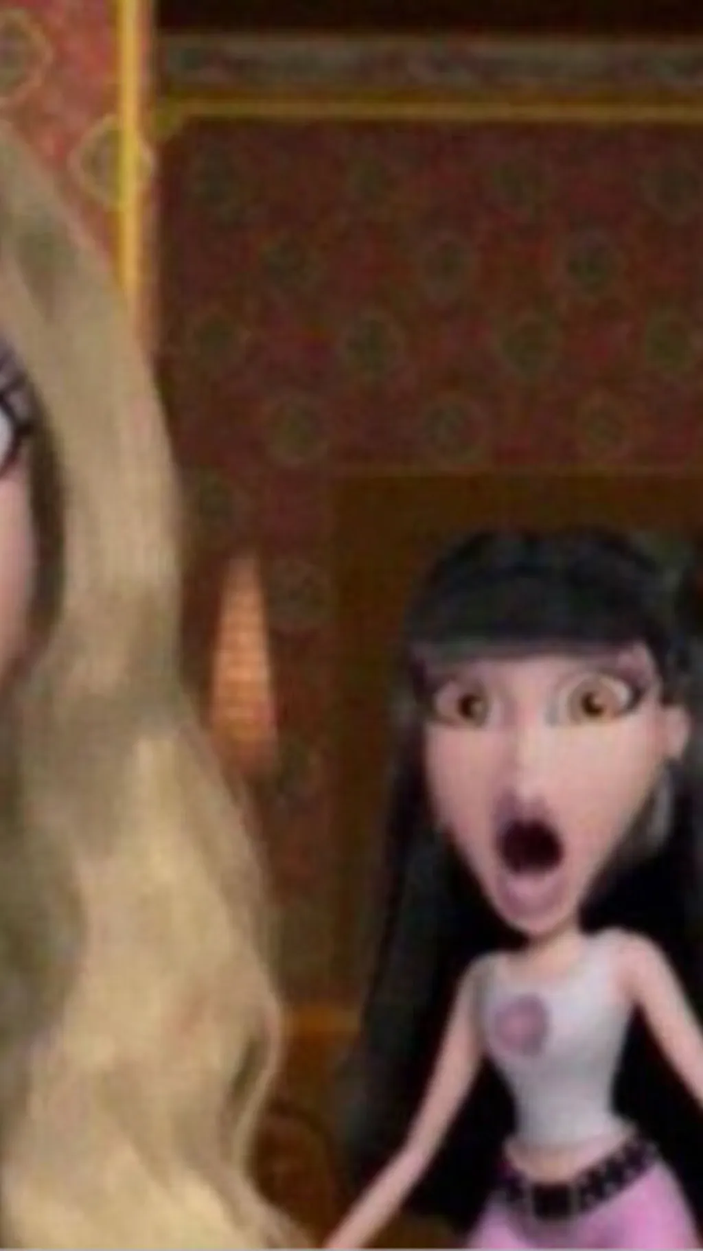 ai character: Funny face ur fear background