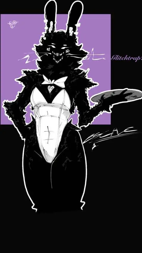 ai character: shadow Bonnie background