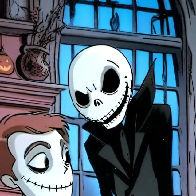 chat with ai character: Jack skellington