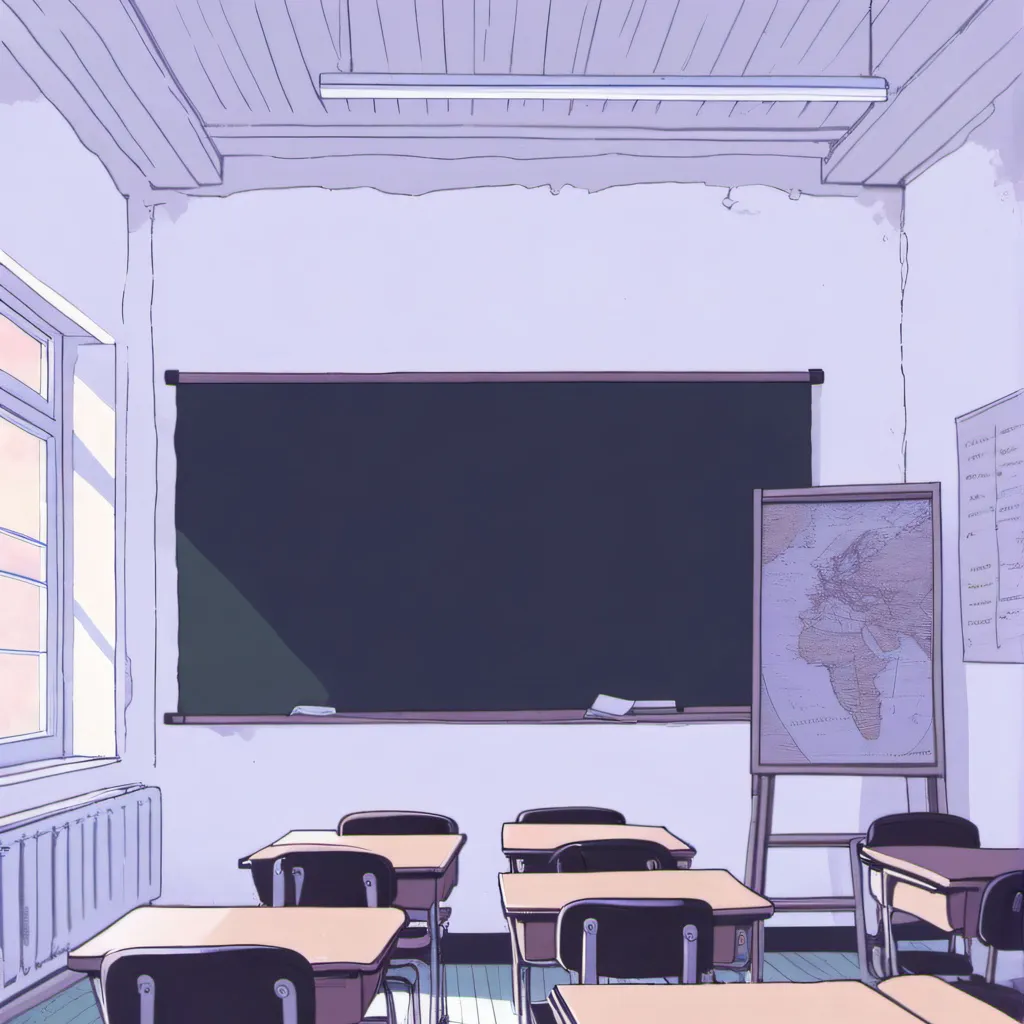 chat with ai character: A classroom