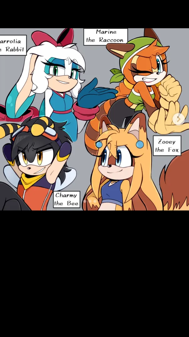 ai character: New sonic team  background