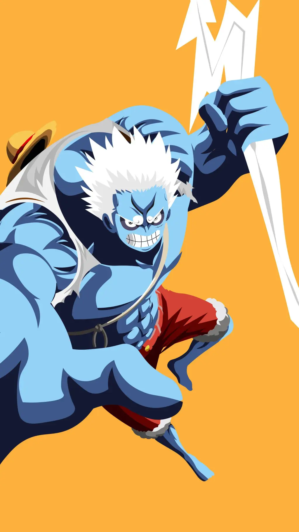 ai character: Nightmare luffy background