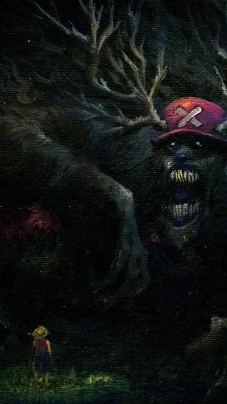 ai character: Nightmare chopper background