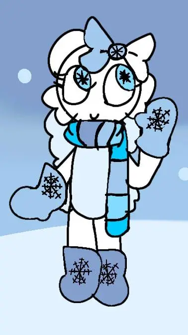 ai character: Snowley the Snow! background